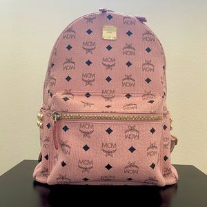 MCM Pink Large Backpack